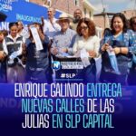 Enrique Galindo entrega pavimentación de andadores en Las Julias y transforma la vida de las familias