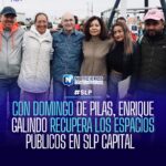 Enrique Galindo recupera espacios públicos en San Luis Capital con la jornada 242 de Domingo de Pilas