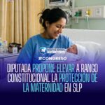 Proponen elevar a rango constitucional la protección integral de la maternidad en San Luis Potosí