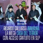 RICARDO GALLARDO INAUGURA LA MEGA CASA DEL TERROR CON ACCESO GRATUITO EN SLP
