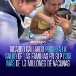 RICARDO GALLARDO PRIORIZA LA SALUD DE LAS FAMILIAS EN SLP CON MÁS DE 1.3 MILLONES DE VACUNAS