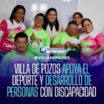 VILLA DE POZOS APOYA EL DEPORTE Y DESARROLLO DE PERSONAS CON DISCAPACIDAD