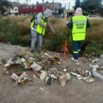 Villa de Pozos retira casi una tonelada de basura en predio de la avenida Ricardo B. Anaya